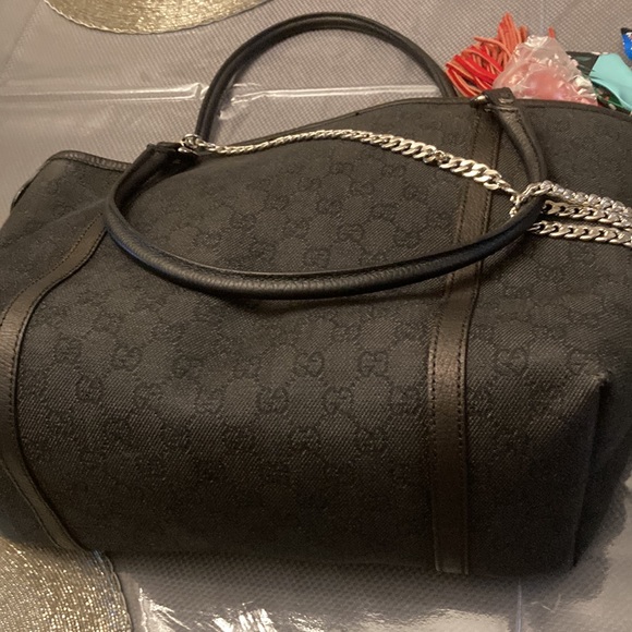 Authentic Preowned Brown Gucci tote comes with certificate of authenticity - Picture 3 of 8